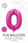 Preview: XXL Folienballon Zahl 0 Satin Pink